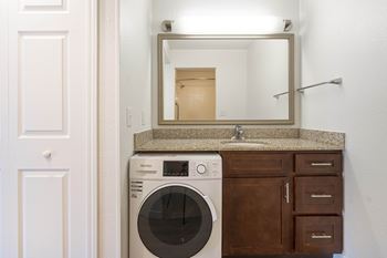 Bathroom with storage